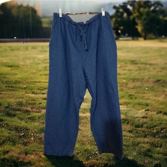 Coldwater creek drawstring jeans - Picture 1 of 5